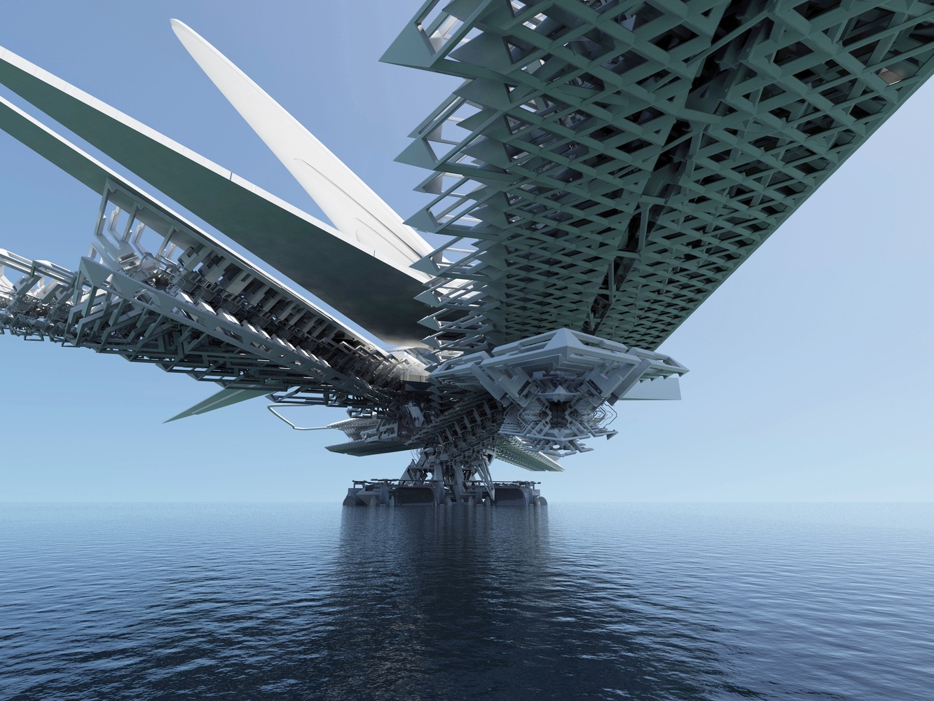 Margot Krasojević Designs Bridge That Sails Like a Ship,© Margot Krasojević